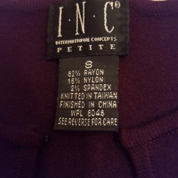 INC Vintage Deep Burgundy Key Hole Neck Sweater - Picture 2 of 11